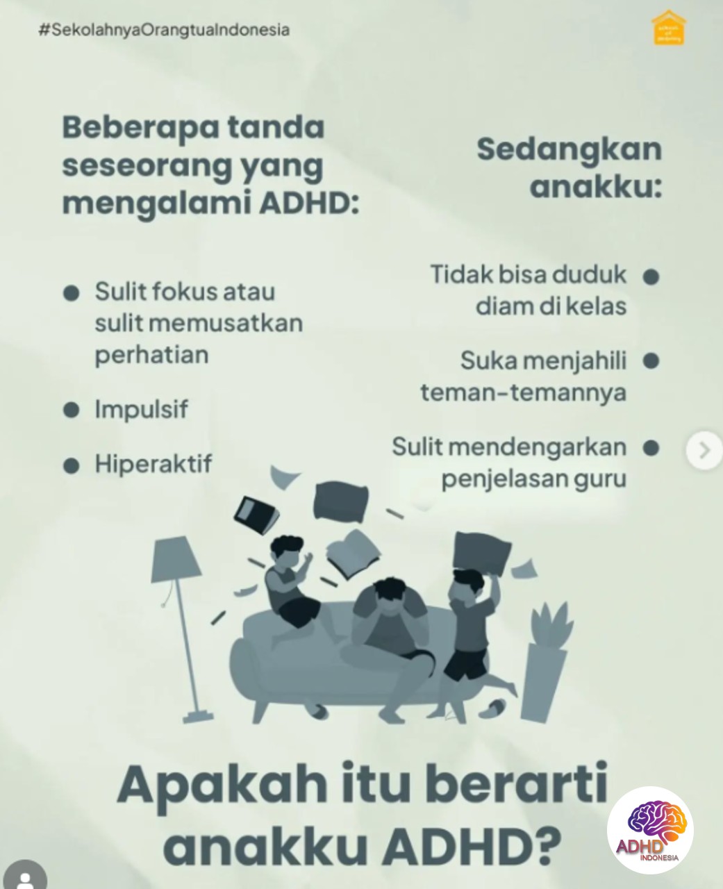 Ciri dan Gejala ADHD pada Anak Usia Dini di Provinsi Gorontalo